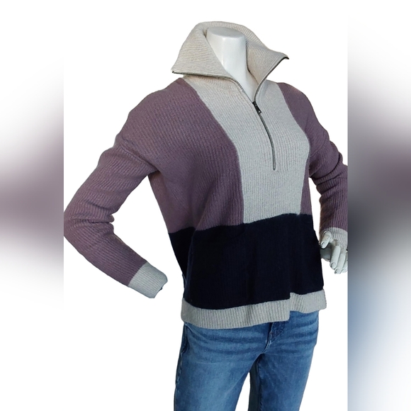 MADWELL WOMEN'S LONG SLEEVES MULTICOLORED SWEATER  SIZE XSMALL - Picture 5 of 5